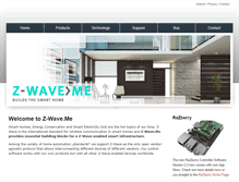 Tablet Screenshot of en.z-wave.me